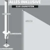 Ambiente Glaszaun Grundset Klarglas 187 x 107,2 cm weiß