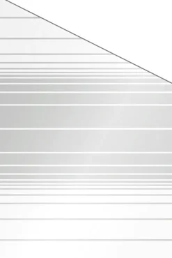 Ambiente Glaszaun schräg B: 120 x H: L 180/R 120 cm, gehärtetes 8 mm Glas