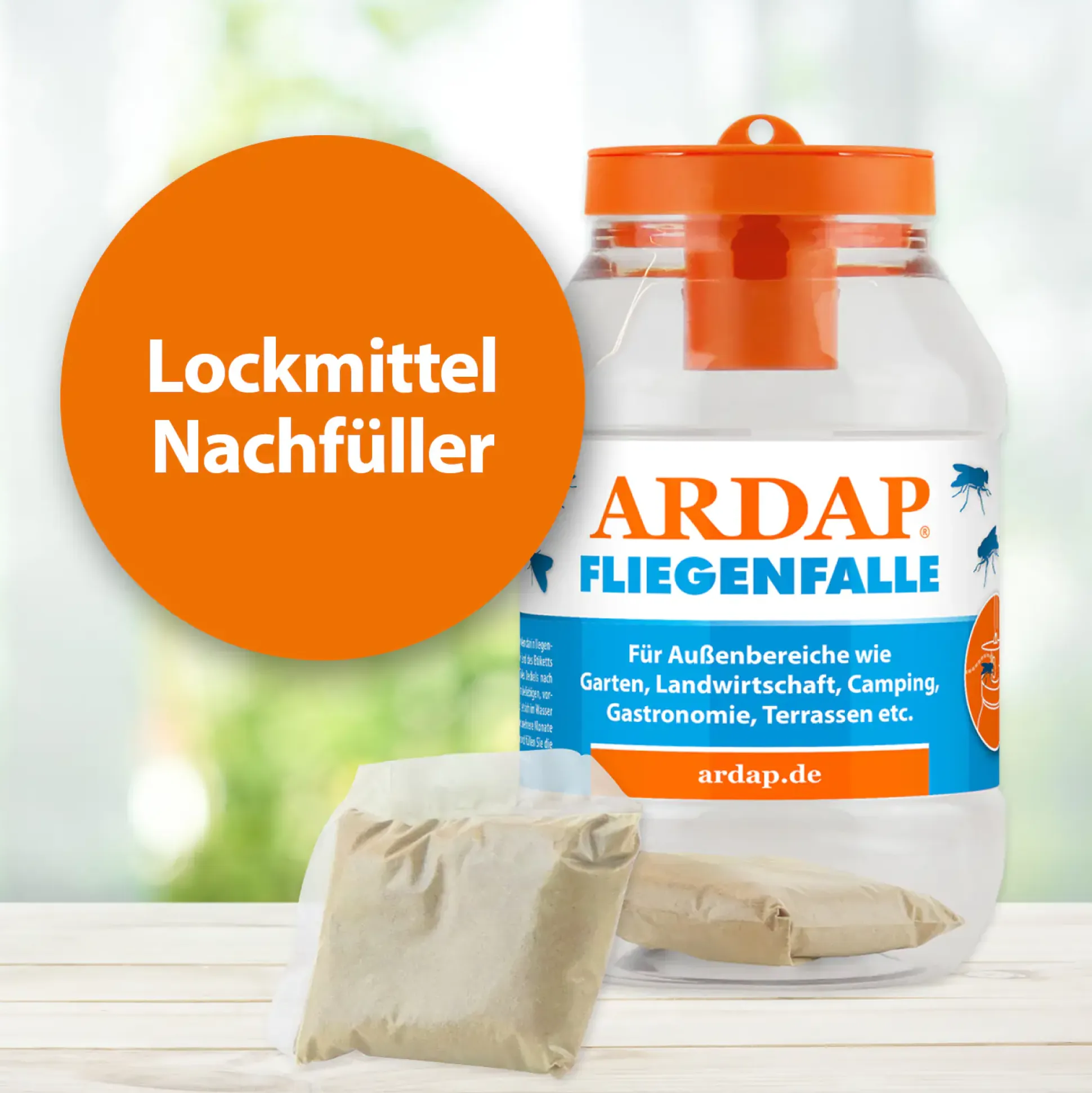 Ardap Fliegenfalle Nachfüllpack 2 Stück