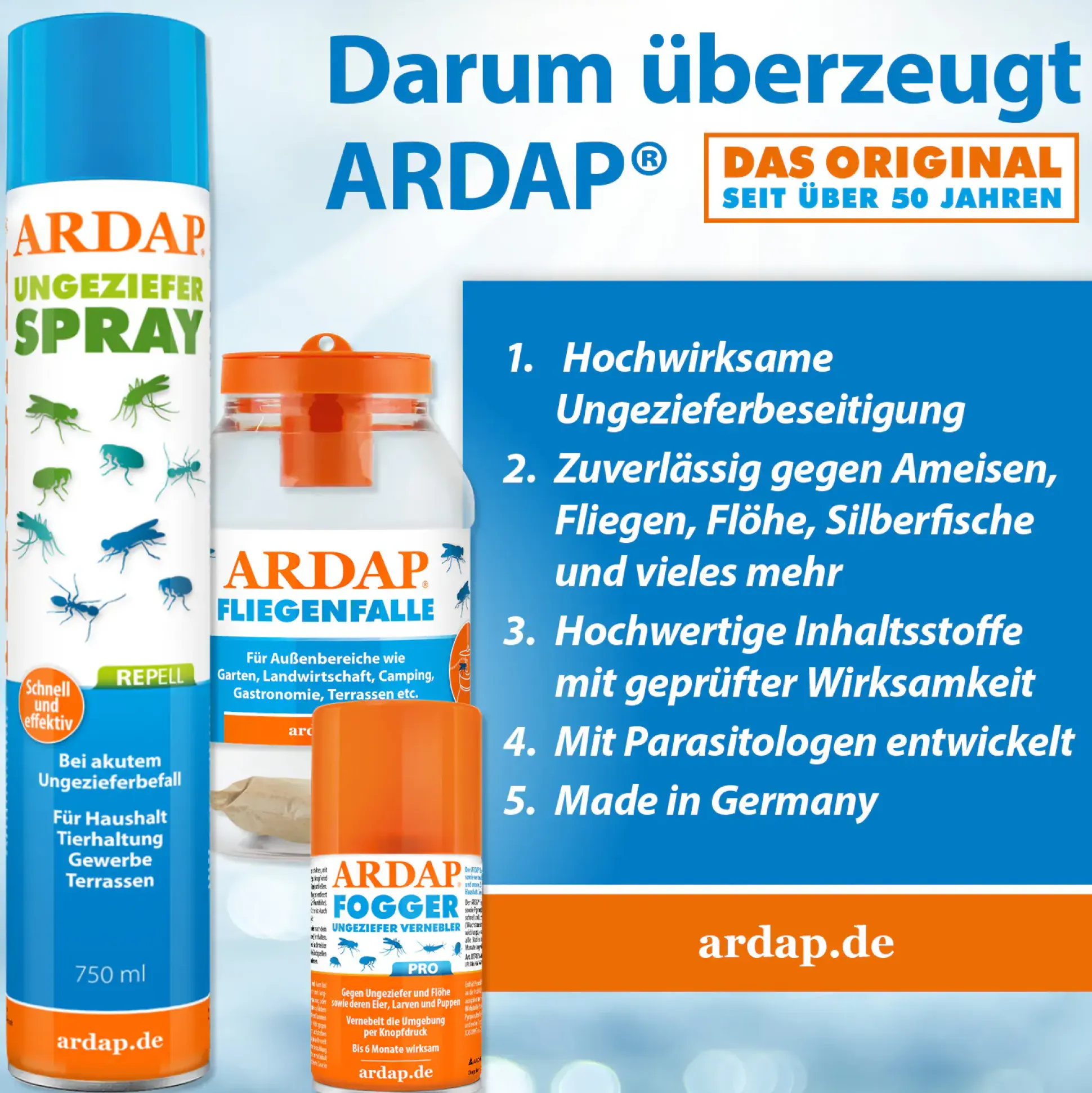 Ardap Pro Ungezieferspray Konzentrat 500 ml