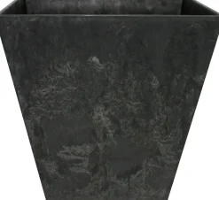 Artstone Topf Ella 35 x 35 x 34 cm schwarz