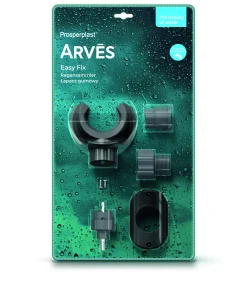 Arves Easy Fix Regensammler Set Comfort mit Handbohrer basalt