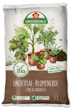 ASB Greenworld Bio Blumenerde Torffrei 5 L