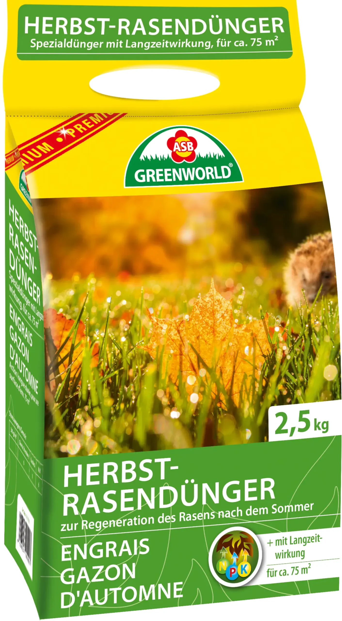 ASB Greenworld Herbst-Rasendünger 2,5 kg