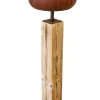 Badeko Deko Säule mit Pflanzschale 132 cm braun