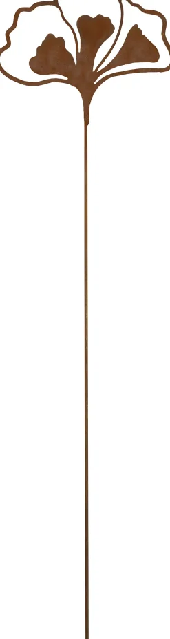 Badeko Gartenstecker Kleeblatt 120 x 20 cm rostbraun