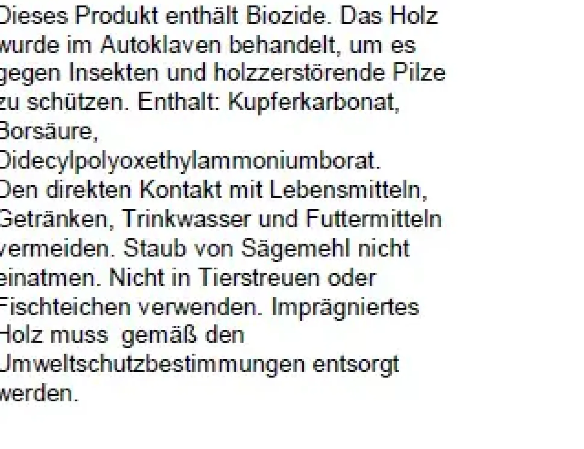 Baumpfahl 100 cm, Ø 6 cm, kesseldruckimprägniert