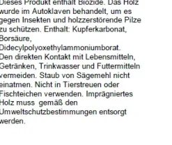 Baumpfahl 50 cm, Ø 6 cm, kesseldruckimprägniert