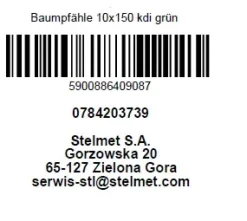 Baumpfahl Kiefer kesseldruckimprägniert 150 x Ø 10 cm
