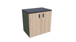 Bellano Living Element für Outdoorküchen inkl. 2 Türen eiche granit