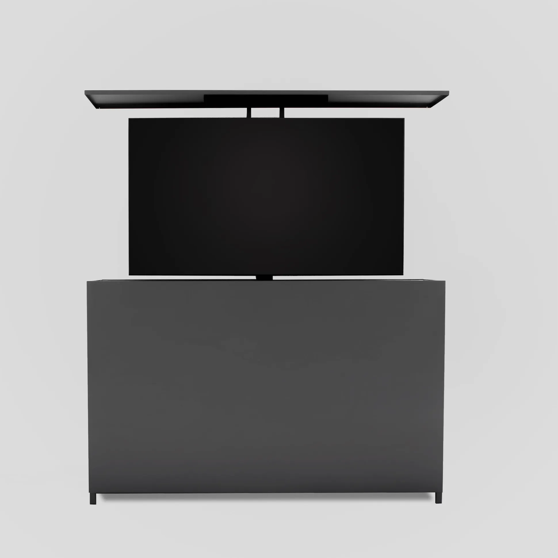 Bellano Living TV Lift Schrank Outdoor dunkelgrau