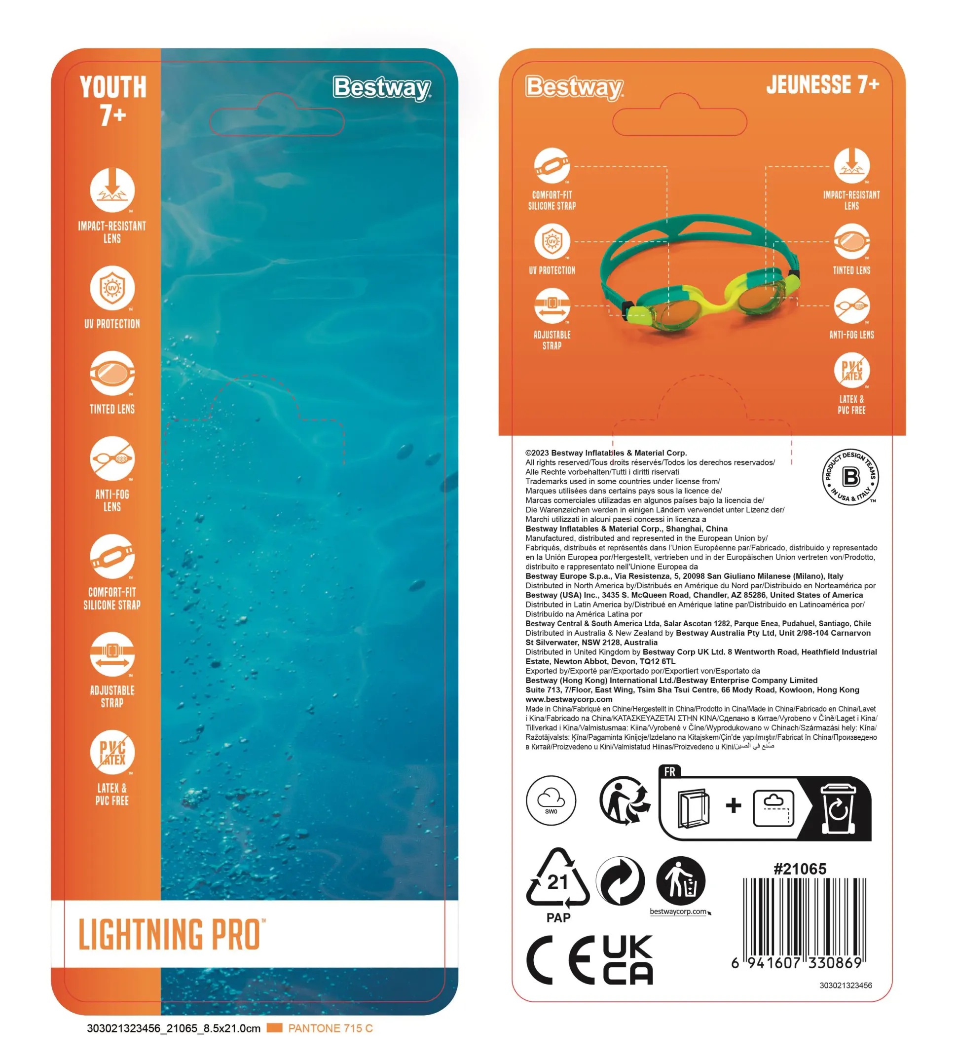 Bestway Schwimmbrille Lightning Pro