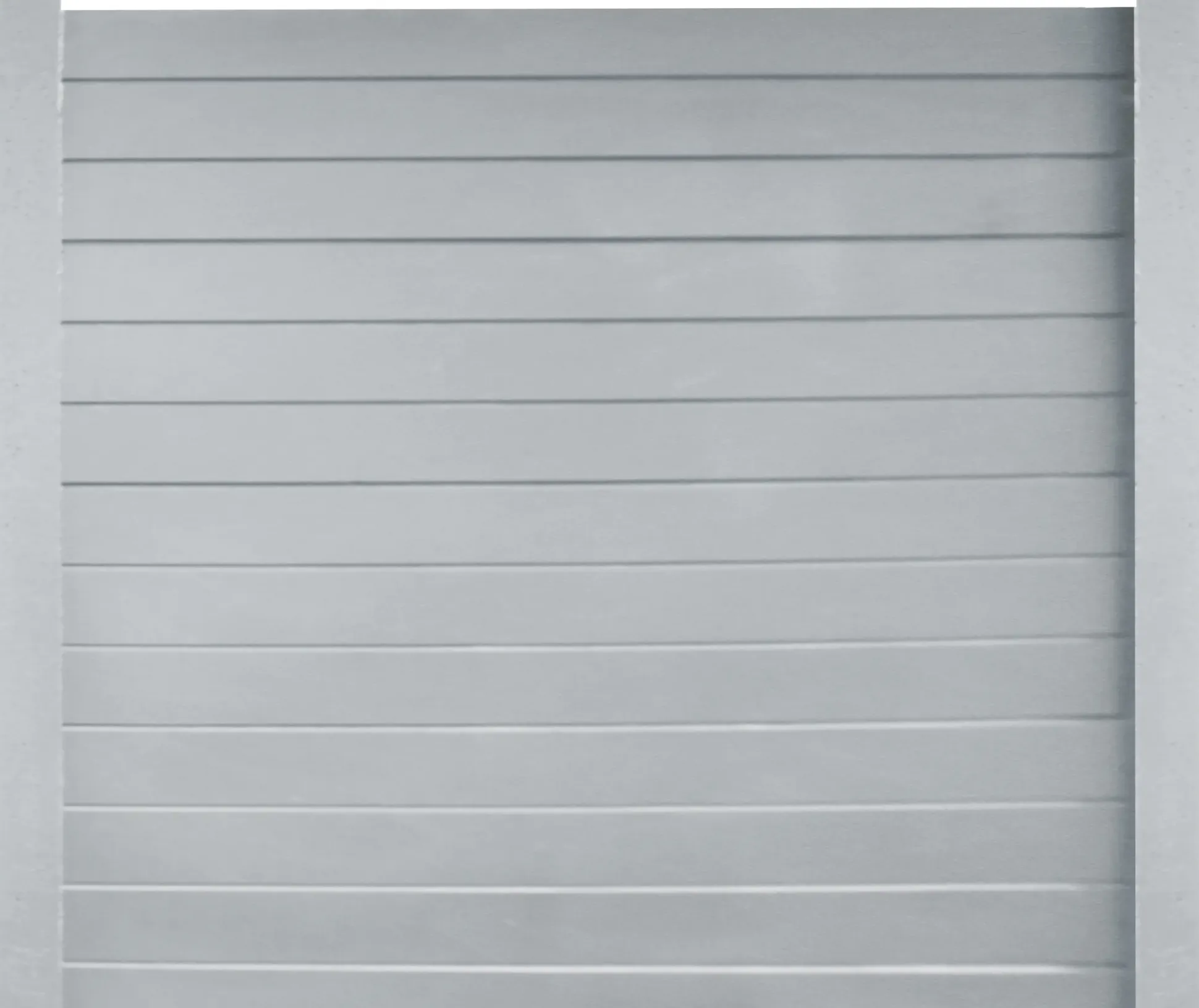 Betonzaun Grundset Prestige mit Anfangs und Endpfosten 210 cm