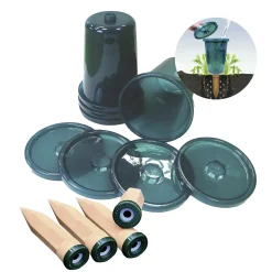Biogreen Bewässerungssystem-Set Hochbeet Hydro Cup inkl. Tonkegel & Becheraufsätzen