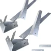 BioGreen Hochbeet Schneckenzaun Starter-Set silber 75 x 75 cm
