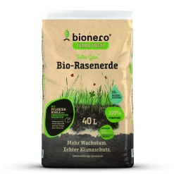 bionero Bio Rasenerde "sattes Grün" 40 L torffrei