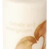 Bolsius Dauerbrenner Nr. 6 Herz weiß, Höhe 17,3 cm, Ø 6,7 cm, Motiv Herz