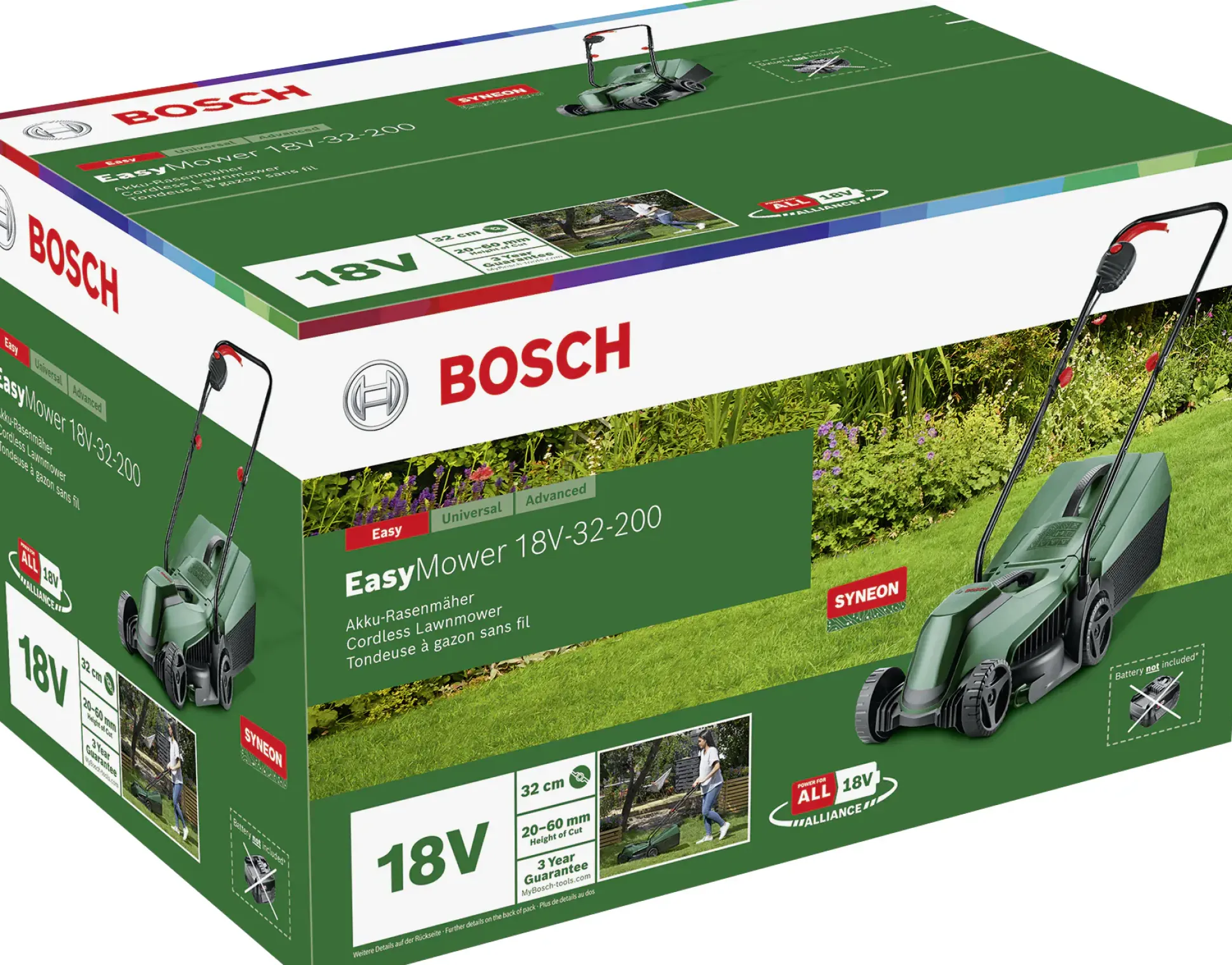 Bosch Akku-Rasenmäher EasyMower 18 V 32 cm Schnittbreite Solo