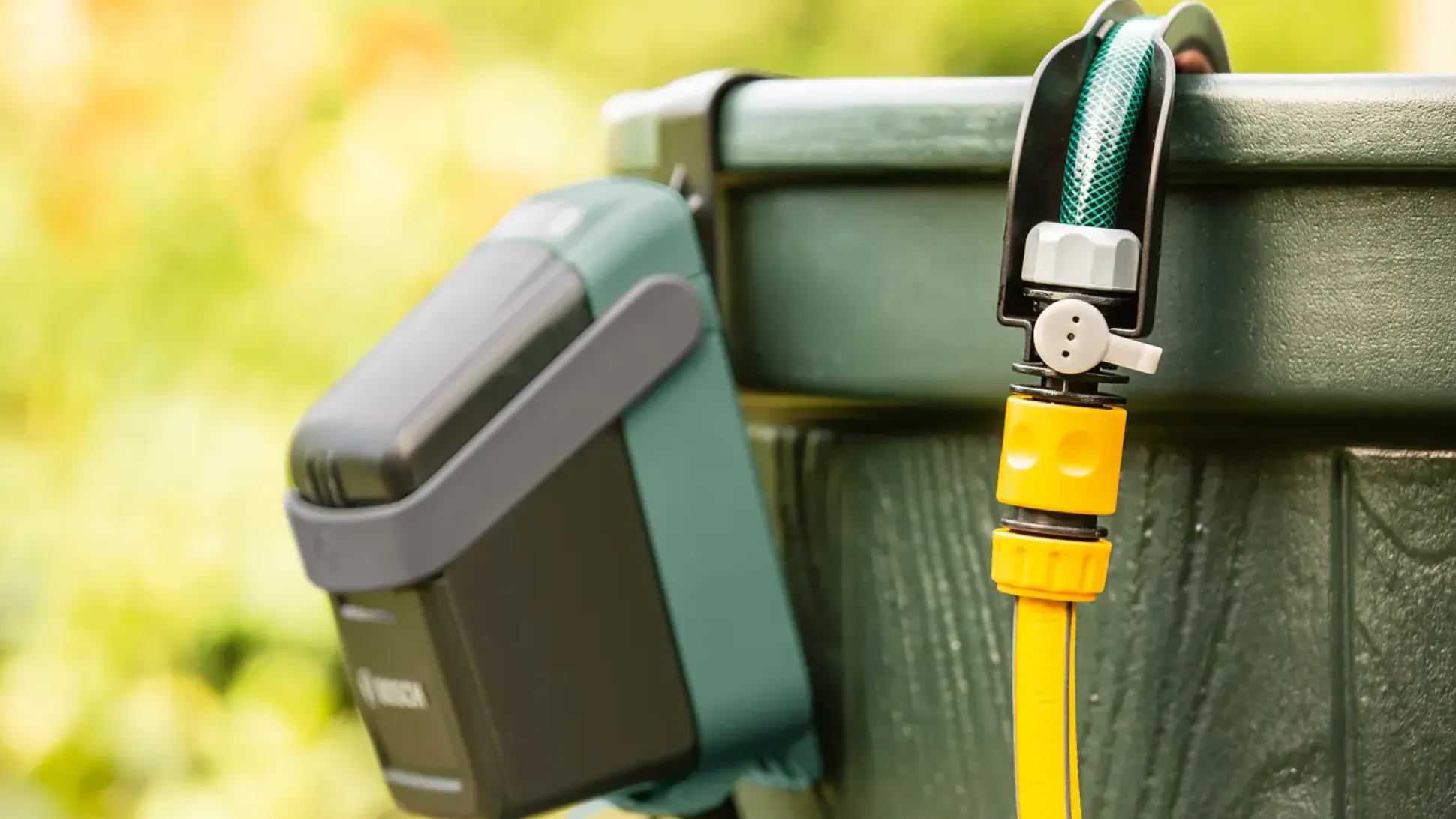 Bosch Akku-Regenfasspumpe GardenPump 18 V inkl. Akku & Ladegerät