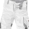 Bullstar Arbeitsshort Worxtar weiss/grau
