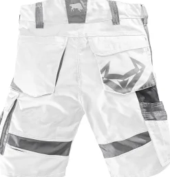 Bullstar Arbeitsshort Worxtar weiss/grau