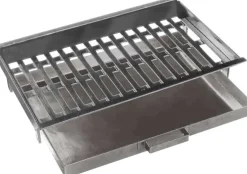 Buschbeck Feuerrost & Aschepfanne edelstahl, 46 x 30 x 9 cm