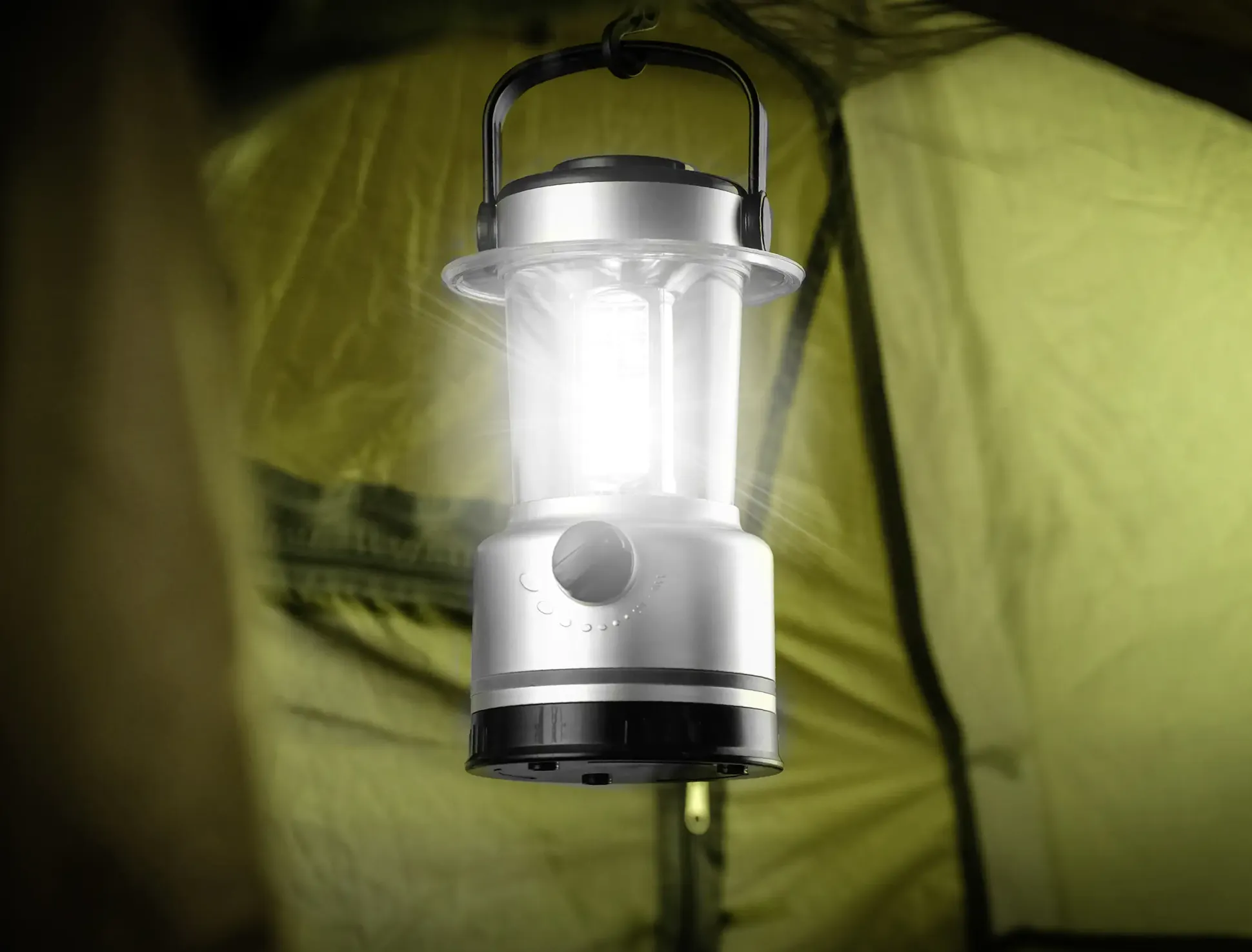 Calima LED Campinglaterne 13x13x21cm