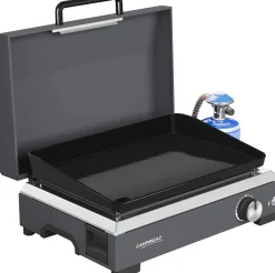 Campingaz Tischgrill Plancha Sigma mit Deckel 2,8 kW 66 x 46 x 51 cm silber-schwarz