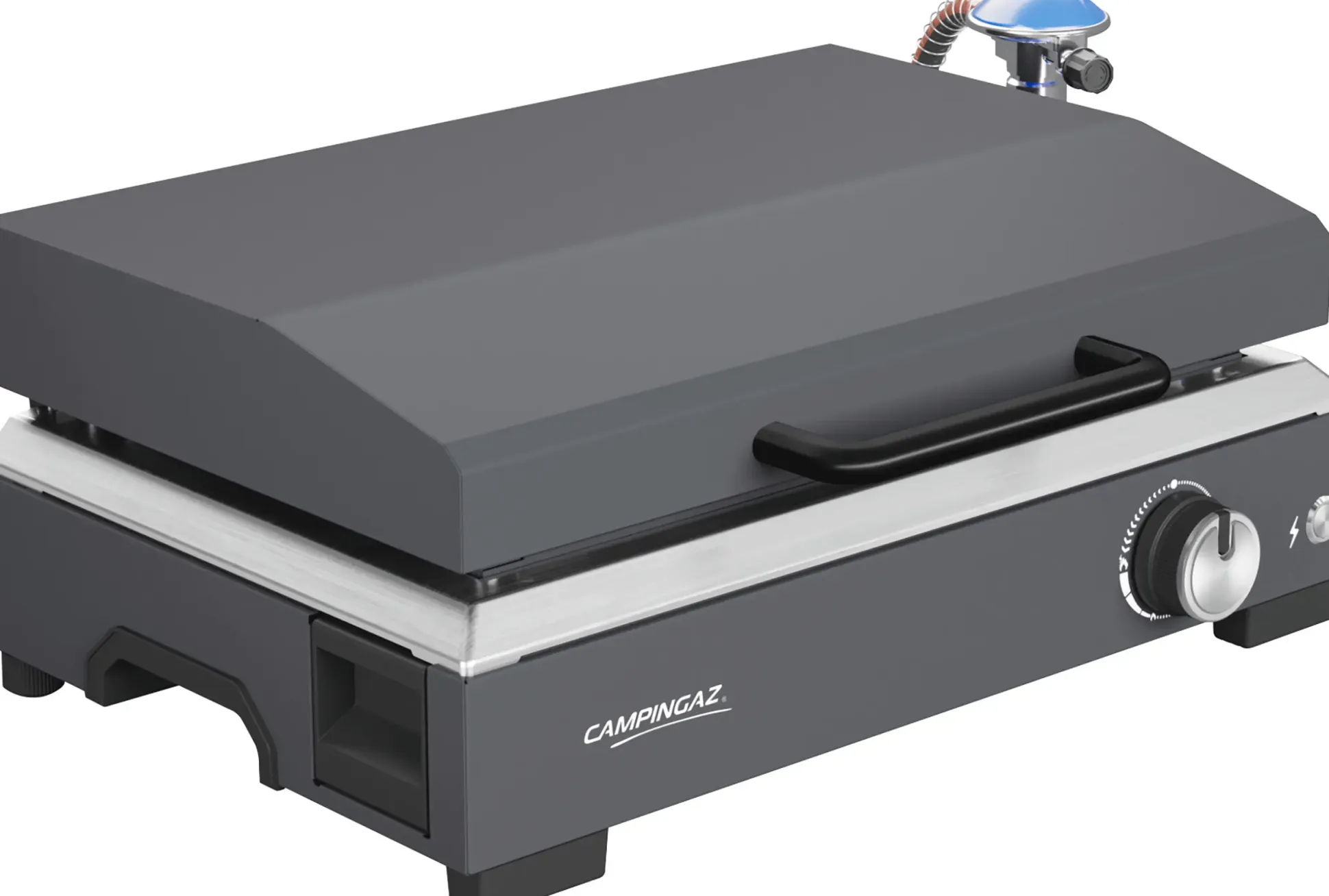 Campingaz Tischgrill Plancha Sigma mit Deckel 2,8 kW 66 x 46 x 51 cm silber-schwarz