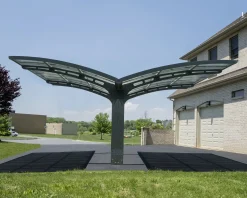 Canopia Carport Arizona Wave 495 x 578 cm anthrazit