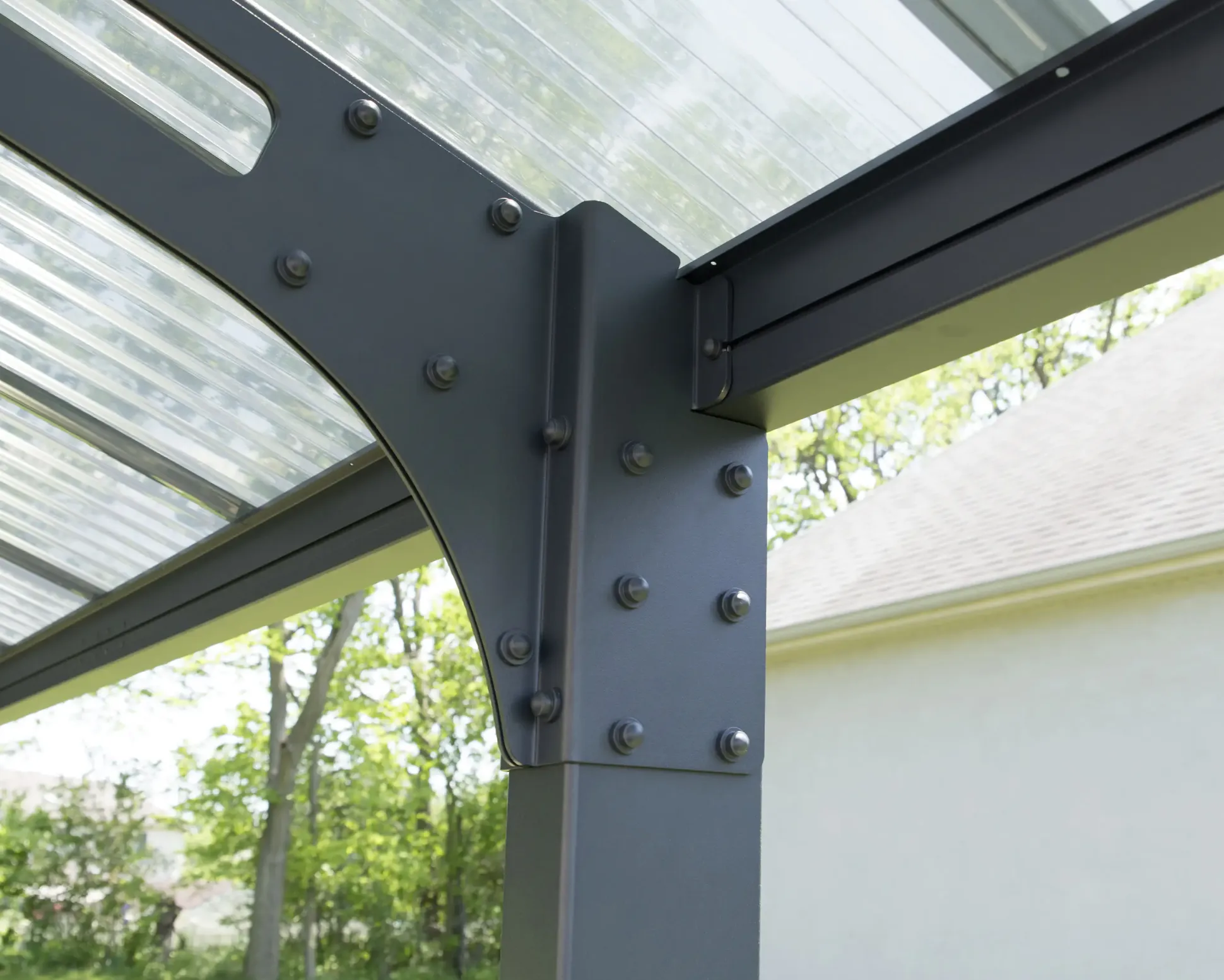Canopia Carport Arizona Wave 495 x 578 cm anthrazit