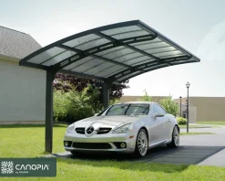 Canopia Carport Arizona Wave 495 x 578 cm anthrazit