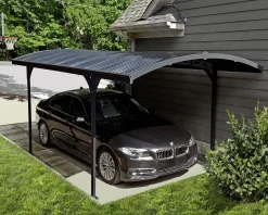 Canopia Carport Atlas 5000 Grau Alu 288 x 495 cm