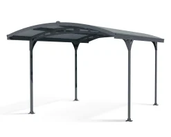 Canopia Carport Atlas 5000 Grau Alu 288 x 495 cm