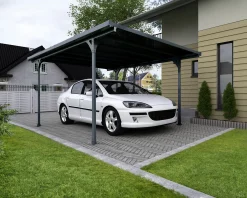 Canopia Carport Verona 5000 Grau Alu 504 x 299 cm