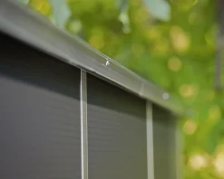 Canopia Gerätehaus Rubicon Alu grau 379 x 185 cm