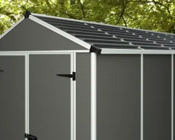Canopia Gerätehaus Rubicon Alu grau 379 x 185 cm