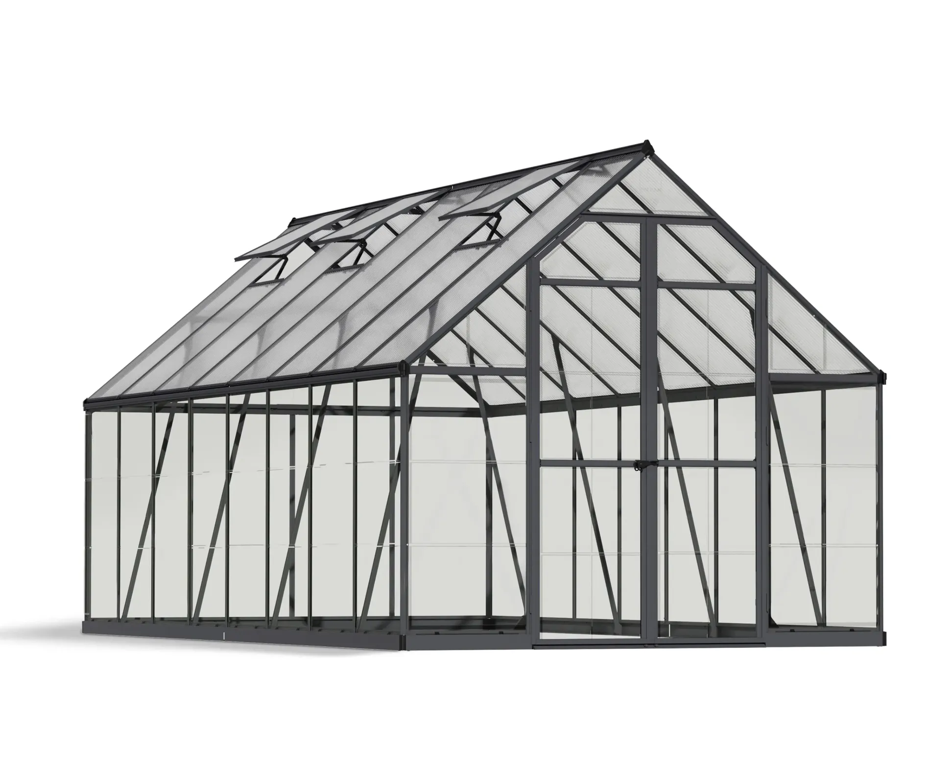 Canopia Gewächshaus Balance Alu grau 487 x 244 cm