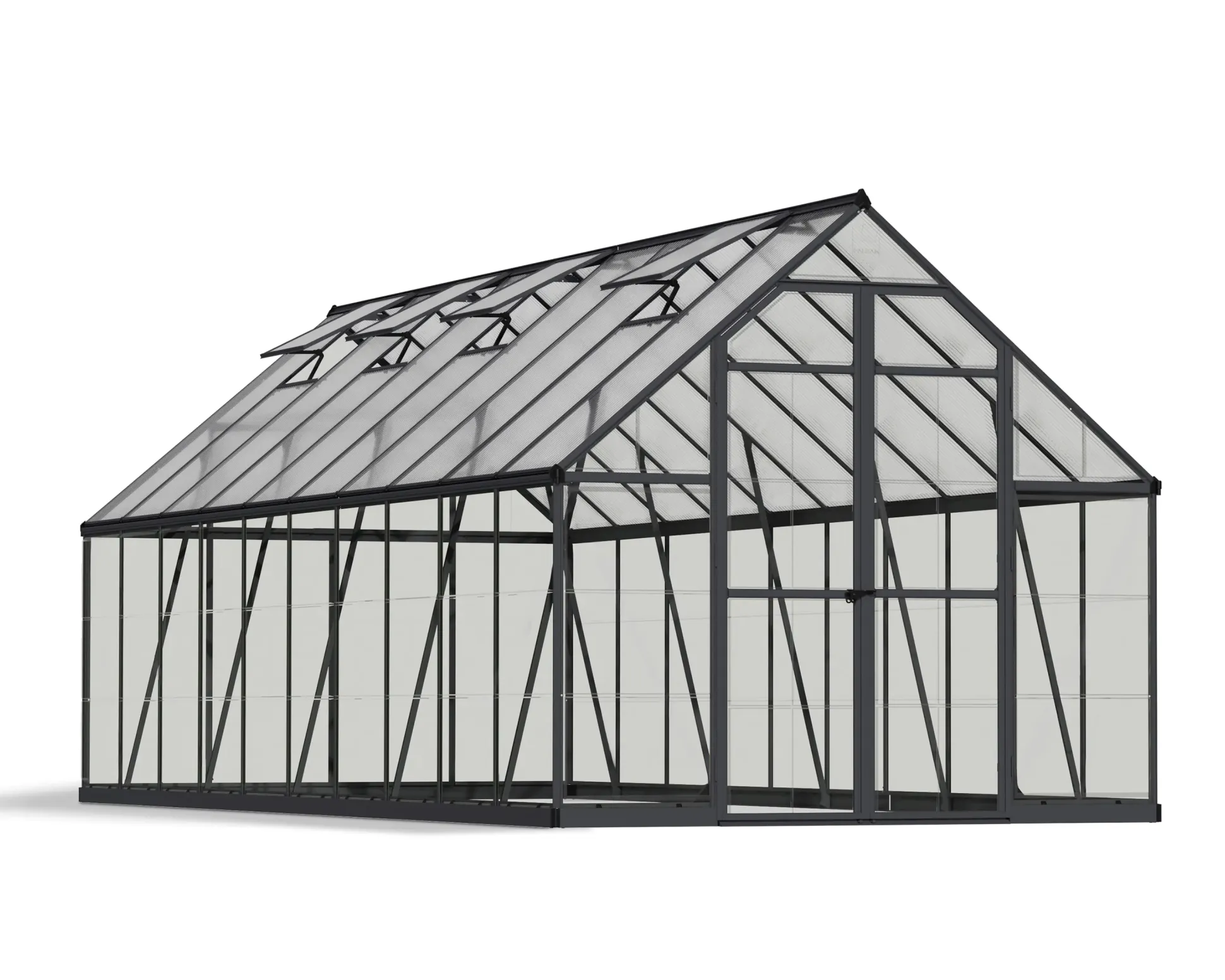 Canopia Gewächshaus Balance Alu grau 607 x 244 cm