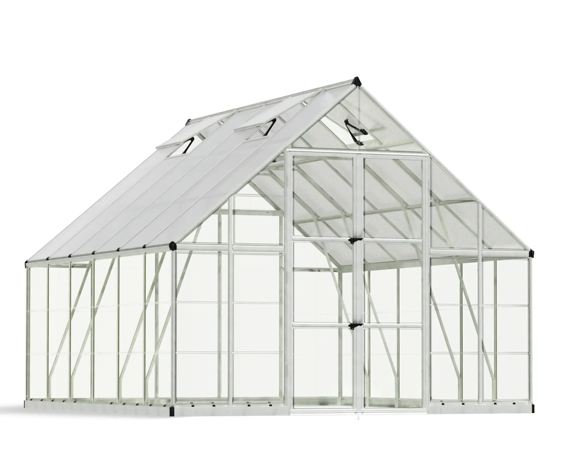 Canopia Gewächshaus Balance Alu silber 366 x 304 cm
