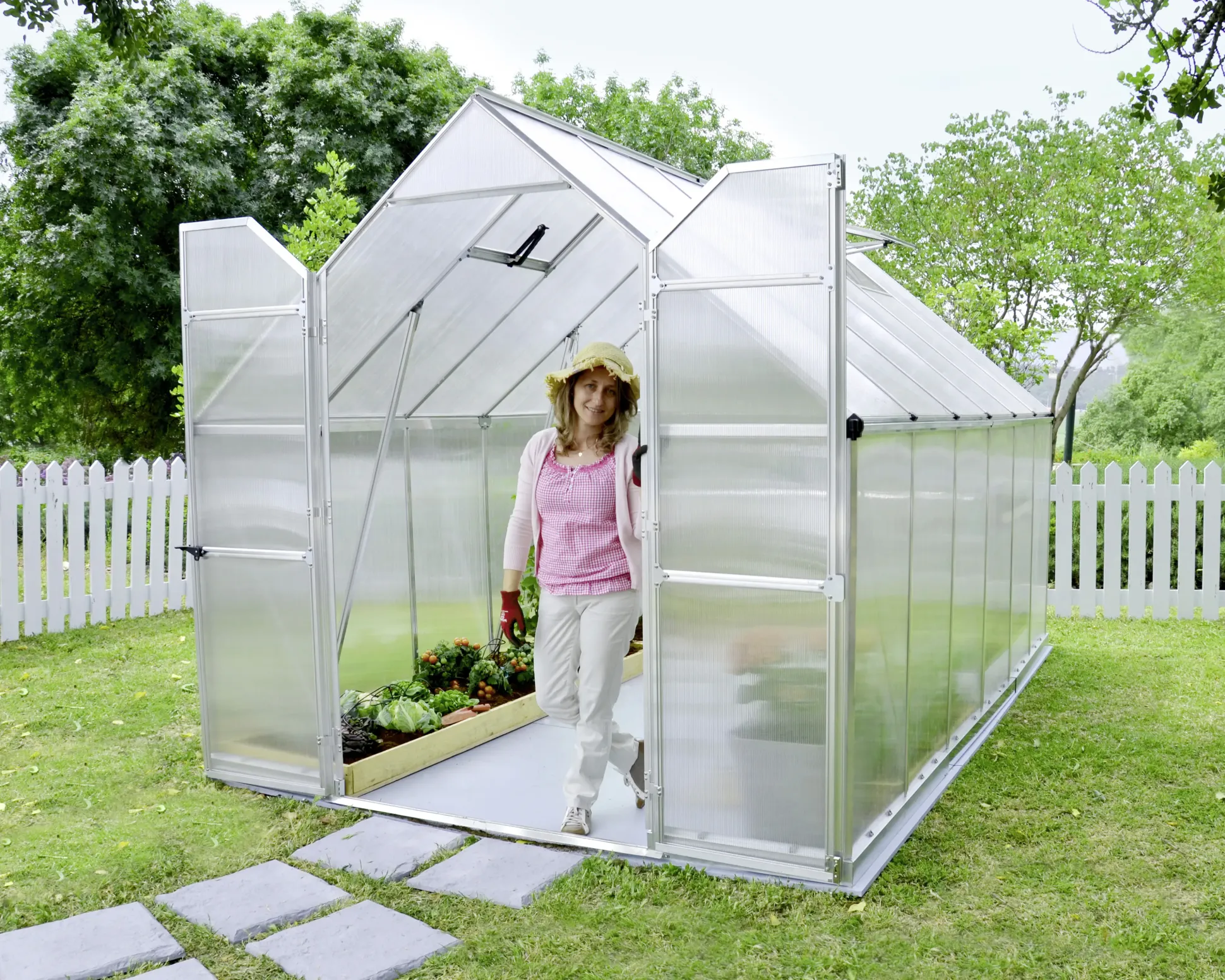 Canopia Gewächshaus Essence Alu silber 367 x 244 cm
