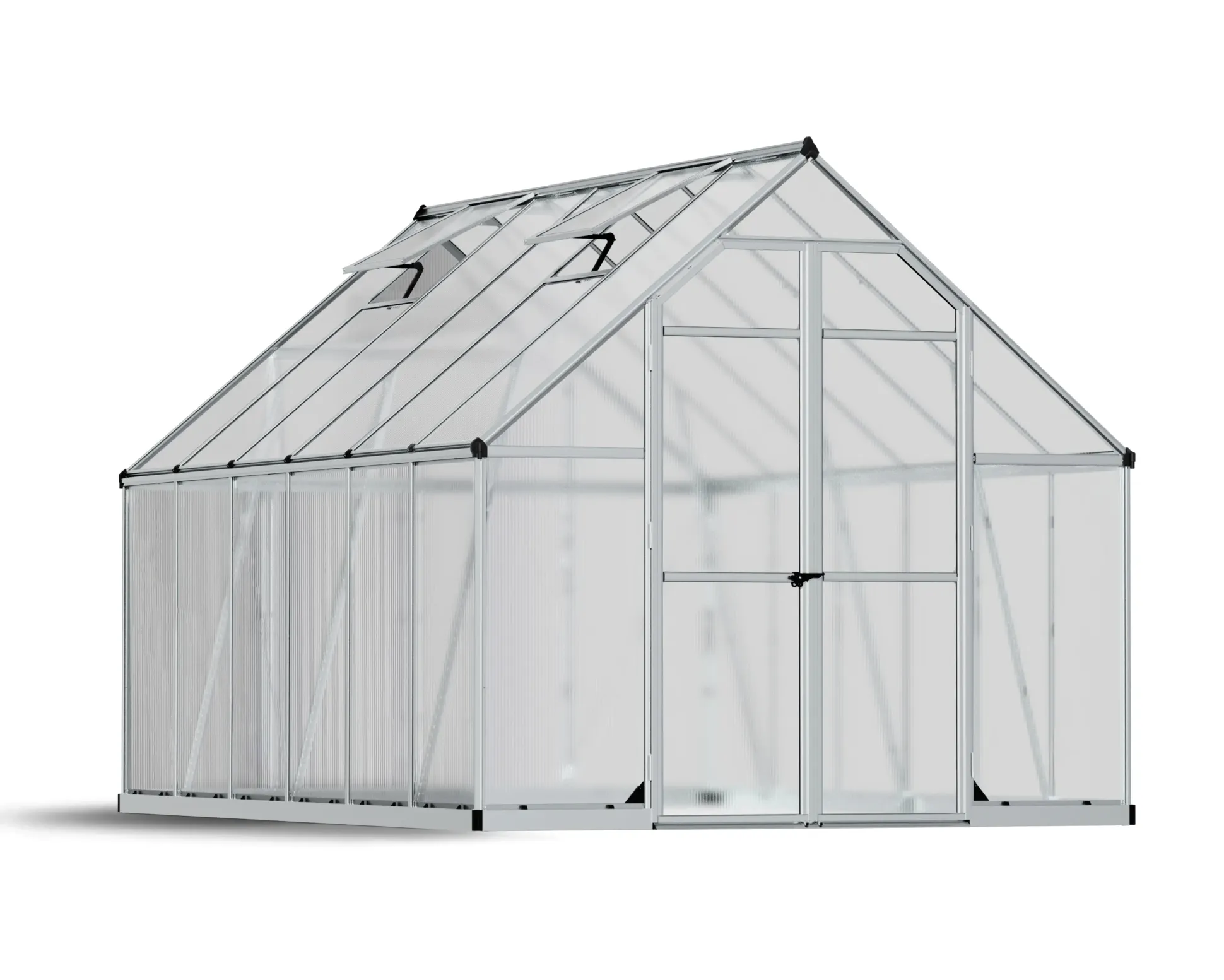 Canopia Gewächshaus Essence Alu silber 367 x 244 cm