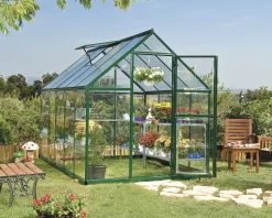 Canopia Gewächshaus Hybrid Alu grün 306 x 185 cm