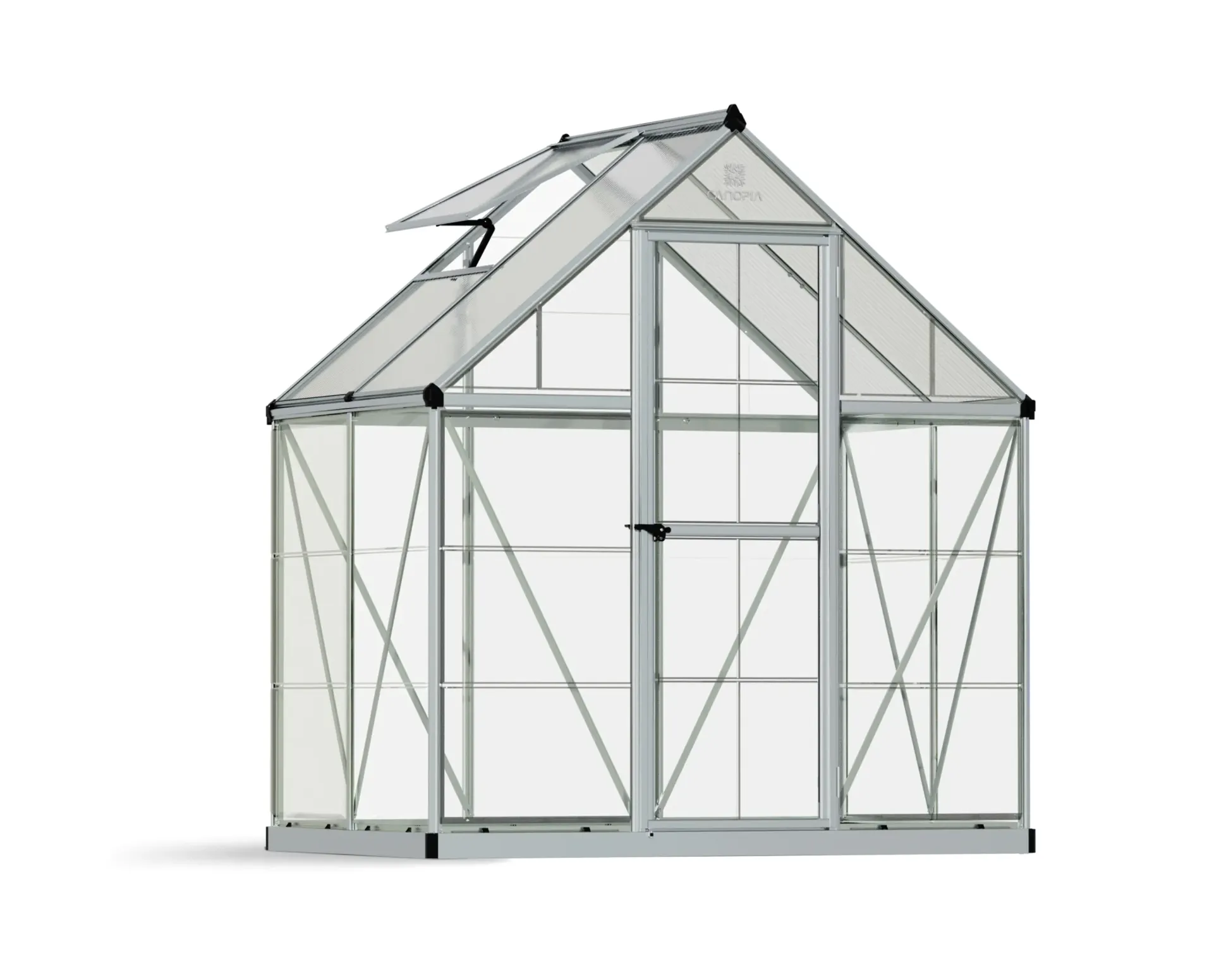 Canopia Gewächshaus Hybrid 6X4 silber 185 x 126 x 208 cm