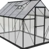 Canopia Gewächshaus Hybrid 6x10 anthrazit 185 x 306 x 208 cm