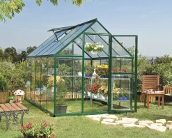 Canopia Gewächshaus Hybrid 6x10 anthrazit 185 x 306 x 208 cm