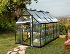 Canopia Gewächshaus Hybrid 6x10 anthrazit 185 x 306 x 208 cm