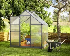 Canopia Gewächshaus Mythos Alu grau 186 x 185 cm