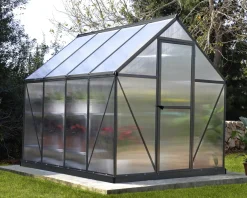 Canopia Gewächshaus Mythos Alu grau 247 x 185 cm