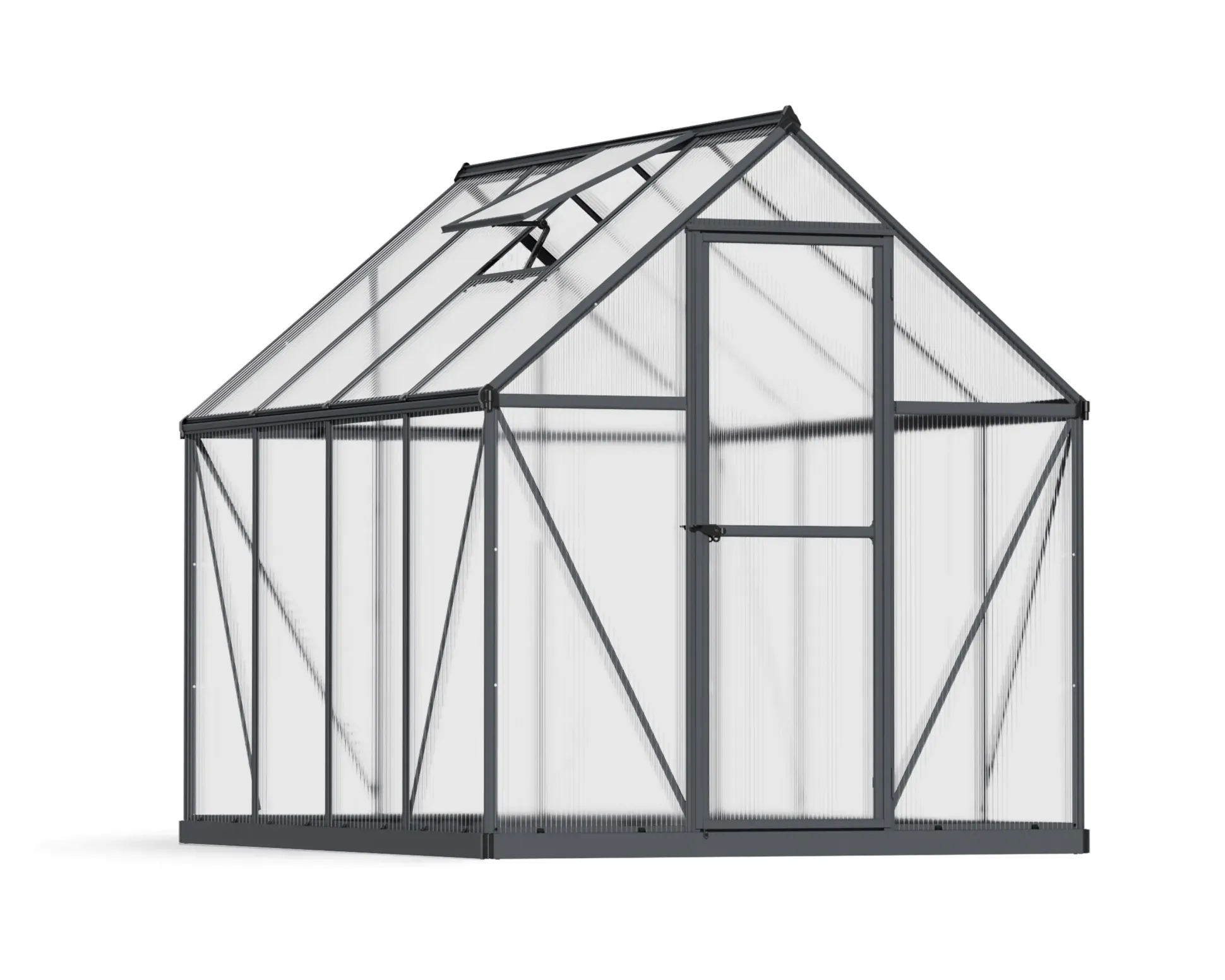 Canopia Gewächshaus Mythos Alu grau 247 x 185 cm